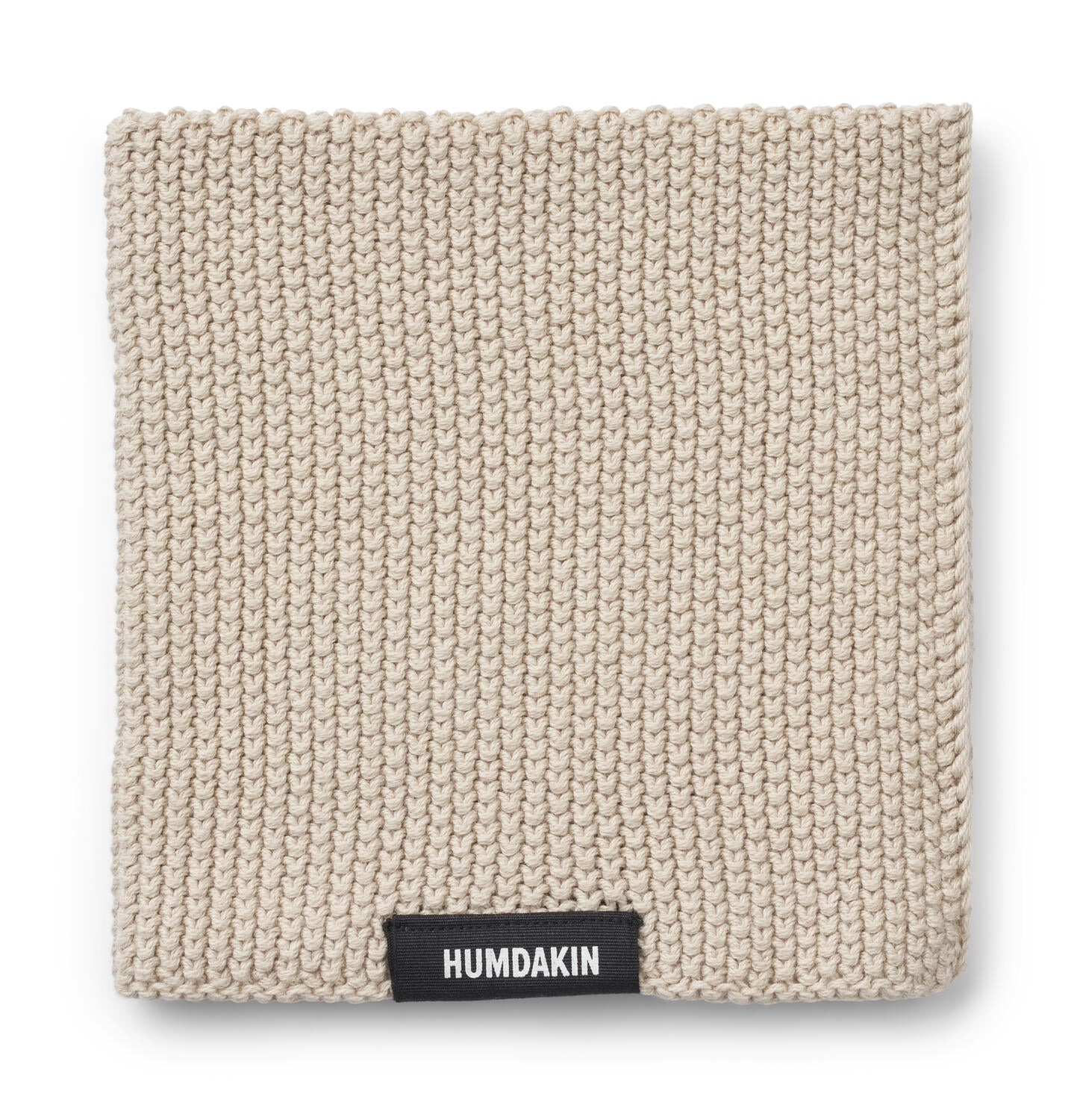 Strikket karklud - Light Stone